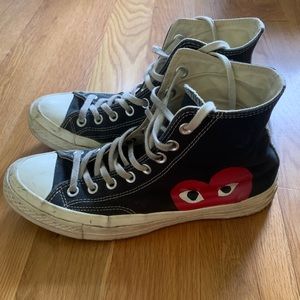 Comme des garçons black converse